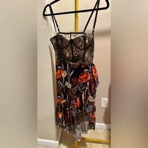 Luxedress asymmetrical floral dress